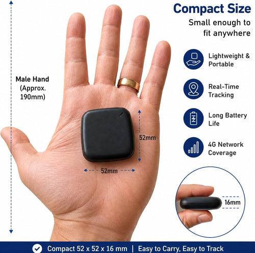 Personal GPS Tracker Real-Time Tracking People & Belongings SOS Alarm AI Assistant 365 Day Journey Replay From £4/Month