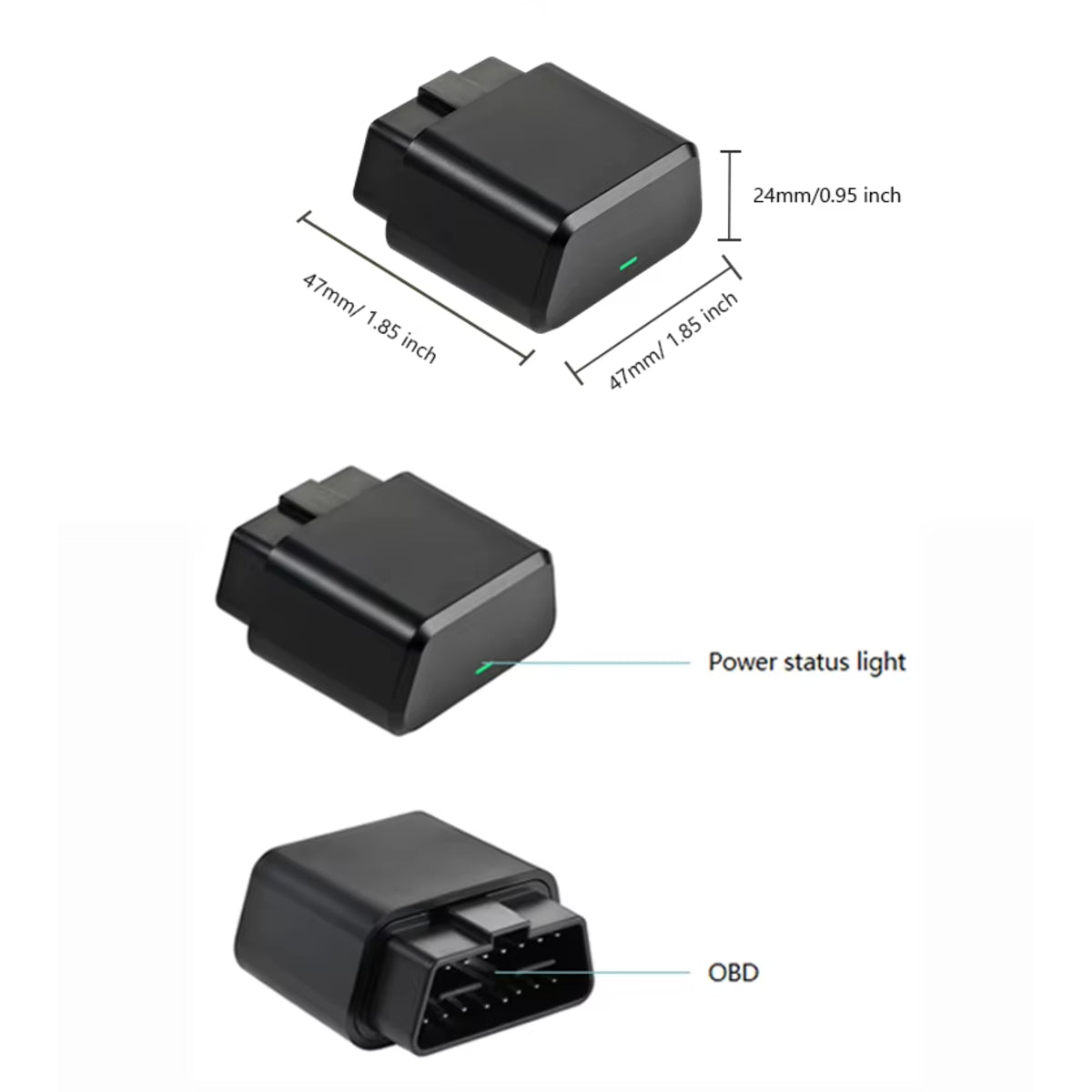 OBD GPS Vehicle Tracker – Real-Time Tracking & Engine Diagnostics X24