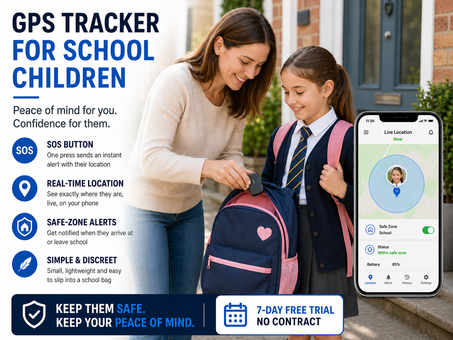 Personal Asset GPS Tracker Real-Time Tracking