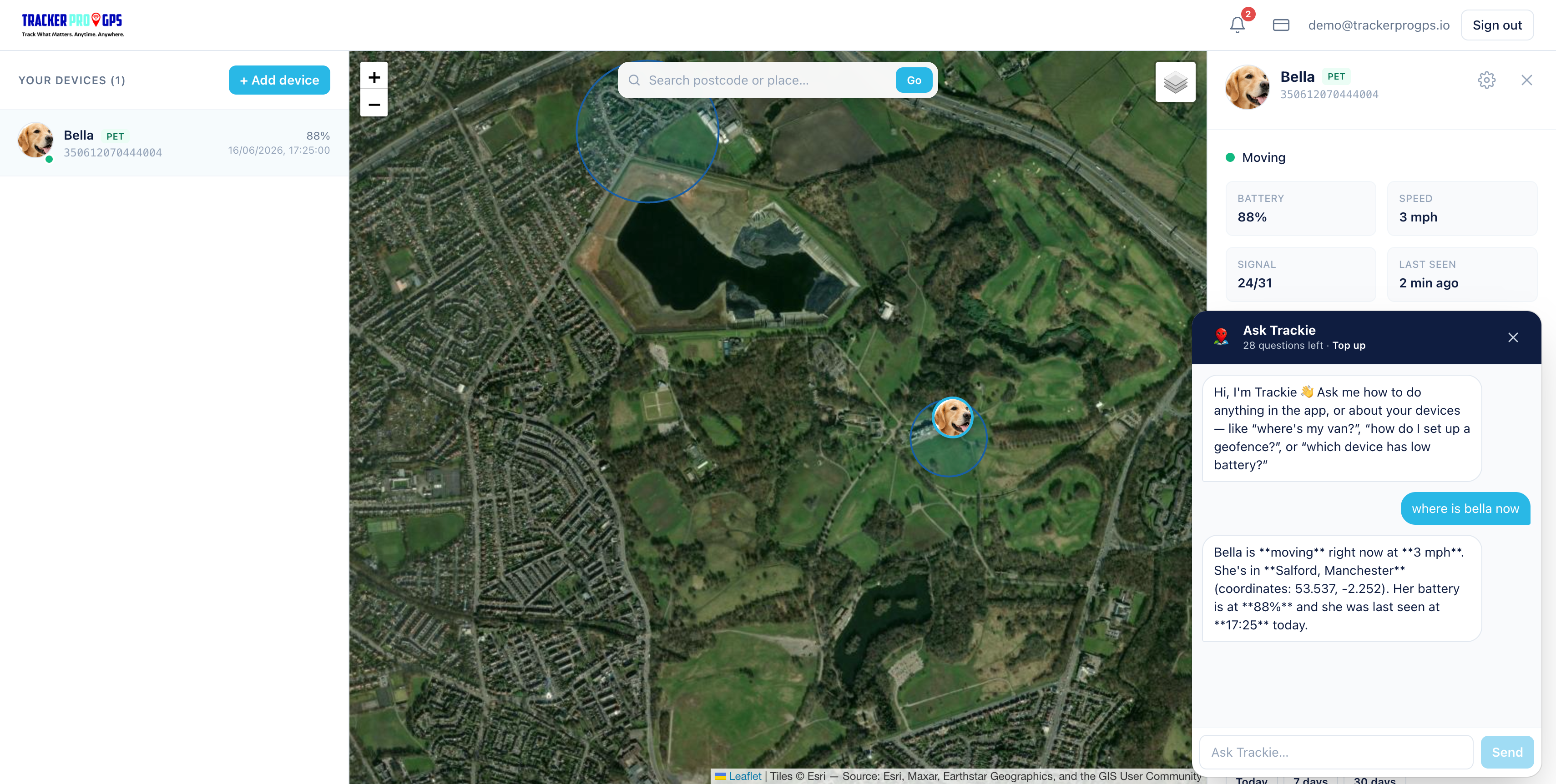 Pet Tracker Pro GPS Real time Tracking