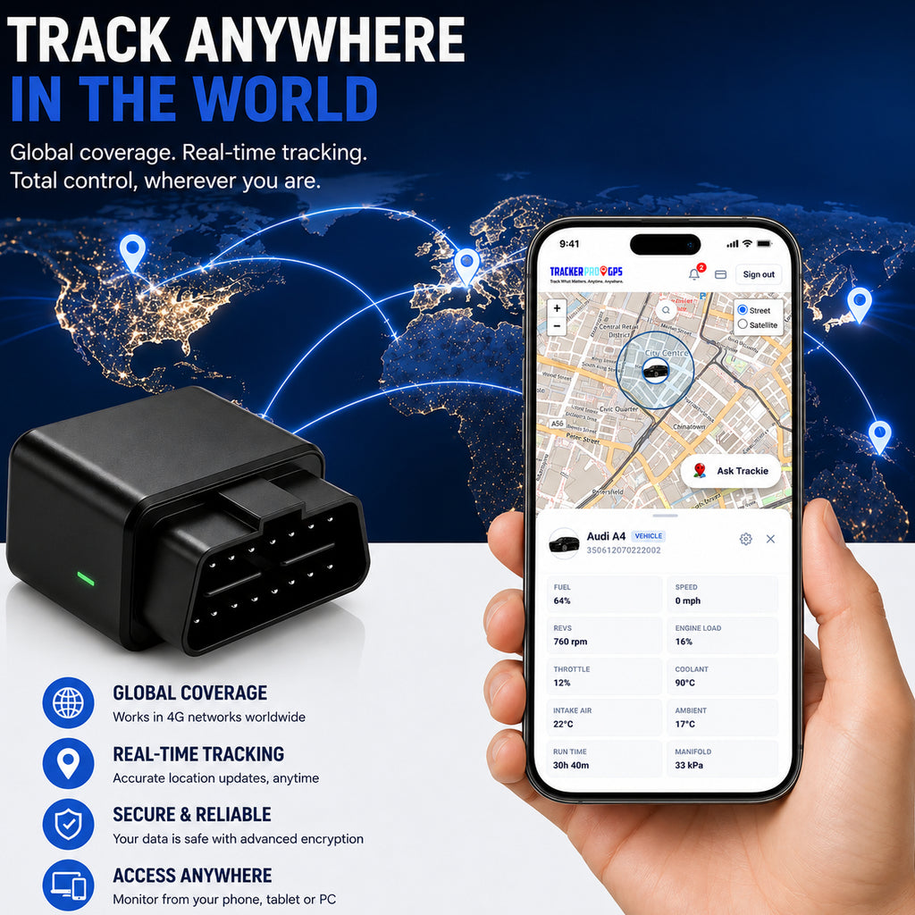 OBD GPS Vehicle Tracker – Real-Time Tracking & Engine Diagnostics X24
