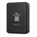 Black GPS tracker X22 on a white background